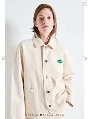 Women's Ecru American Vintage Workwear Jacket